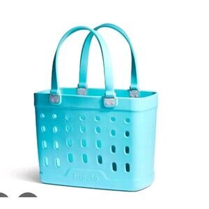 Tupelo Tote Beach"Bogg" Style Bag Tote 19x11x15 Seafoam Green